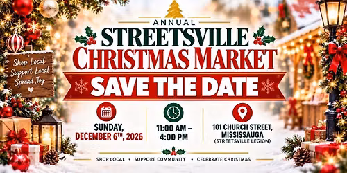 Annual Streetsville Christmas Market 