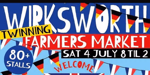 Your invited to our twinning farmers market with our French German cousins \ud83c\udde9\ud83c\uddea\ud83c\uddeb\ud83c\uddf7\ud83c\uddec\ud83c\udde7\u2764\ufe0f