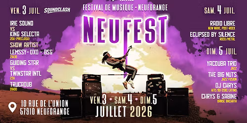NEUFEST \u2013 5\u1d49 \u00c9DITION - Festival de musique \u2013 Neufgrange\n