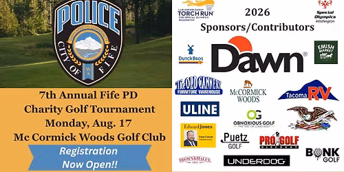7th Annual Fife PD Charity Golf Tournament