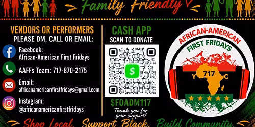 AFRICAN-AMERICAN FIRST FRIDAYS SPRING | SUMMER | FALL SERIES 2026
