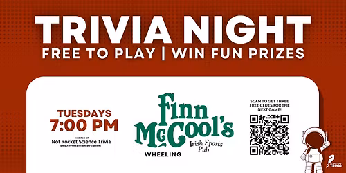 Wheeling Trivia Night | Finn McCool\u2019s Irish Sports Pub