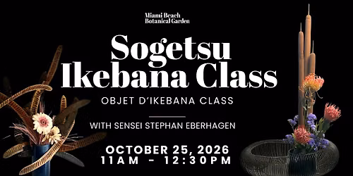 Sogetsu Ikebana Class
