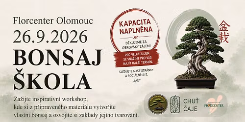 Bonsaj \u0161kola ve Florcenter Olomouc