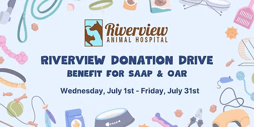 Donation Drive - Riverview Animal Hospital