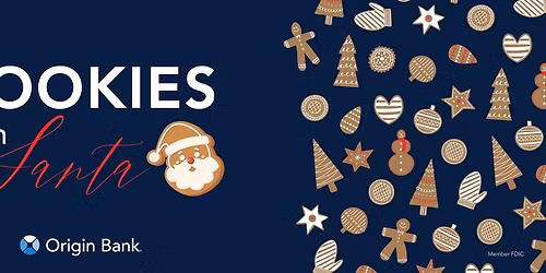 Santa at Origin Bank - Quitman Banking Center 