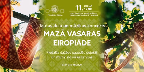 MAZ\u0100 VASARAS EIROPI\u0100DE 2026