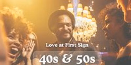 40s & 50s Singles Night @ Alchemist Edinburgh|Love at First Sign