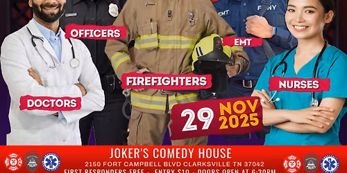 First Responders Improv Night: Presented by Inside Jokes!