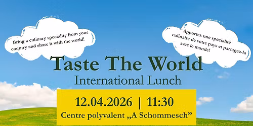 Taste The World - International Lunch