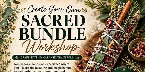 Sacred Smudge making class