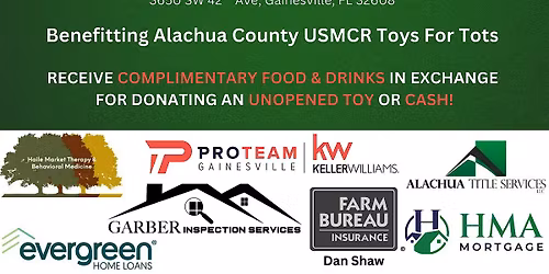 Toys for Tots Holiday Drive at Swamp Head