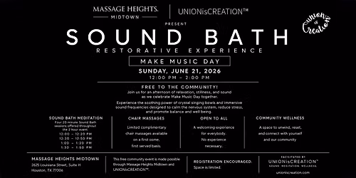 Sound Bath Restorative Experience