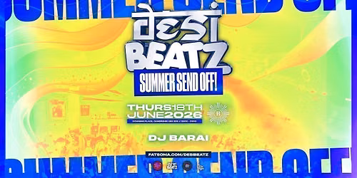 Cambridge Indian Soc : Summer Send Off | 18.06.26 | REVS CAMBRIDGE