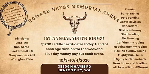1st Annual Youth Rodeo