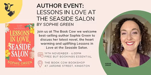 Book Launch: Lessons in Love at the Seaside Salon by Sophie Green