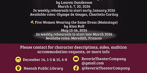 Auditions \u2728\ud83c\udfad