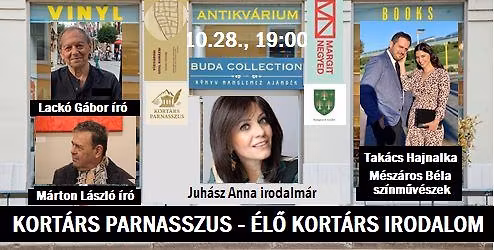 Kort\u00e1rs Parnasszus \u2013 \u00e9l\u0151 kort\u00e1rs literat\u00fara  -   A j\u00f6v\u0151 irodalma most sz\u00fcletik . . .