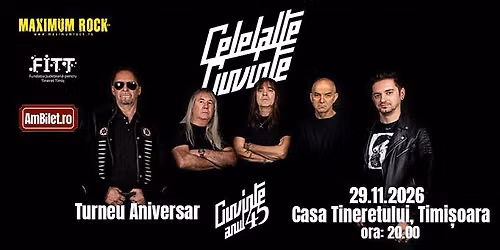 Turneu Aniversar Celelalte Cuvinte - Anul 45 - Timișoara