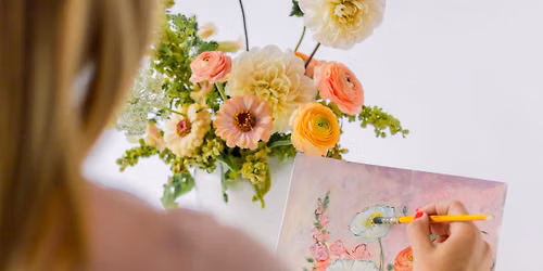 June 13, 2026 - Flower Arranging Workshop + Floral Painting Class