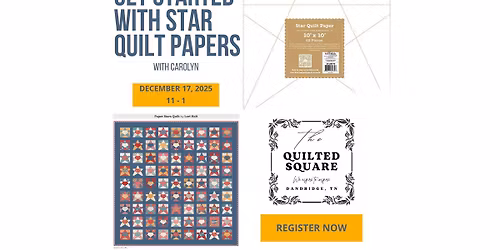 Getting Started with Star Papers with Carolyn