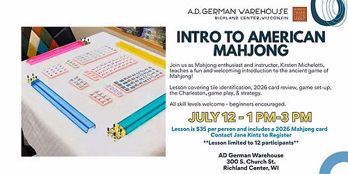 Intro to American Mahjong
