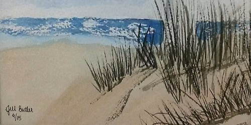 Lighthouse Beach Watercolor Class