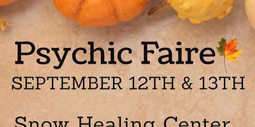 Fall Psychic Faire!