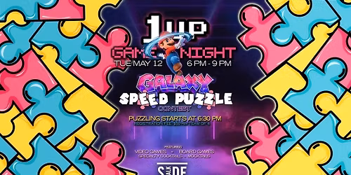 1UP Game Night: Galaxy Speed Puzzle Contest