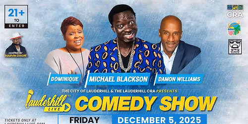 Lauderhill Live December Comedy Show