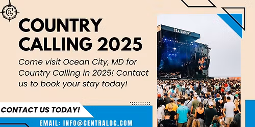Country Calling Festival - Saturday at Ocean City Boardwalk