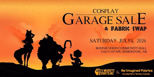 Cosplay Garage Sale & Fabric Swap