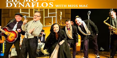 LIL' MO & the DYNAFLOS- THIS SATURDAY NIGHT, NOVEMBER 1st, at PBDA!  Let's Swing Dance!!