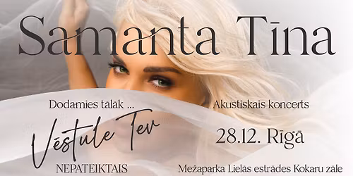 \u201cV\u0113stule Tev \u2013 NEPATEIKTAIS\u201d nosl\u0113guma koncerts R\u012bg\u0101