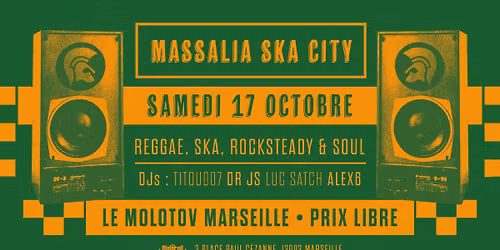 MASSALIA SKA CITY : SKA REGGAE & SOUL NIGHT