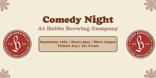 Comedy Night @ Hobbs Brewing Company