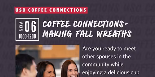 Coffee Connections- Making Fall Wreaths