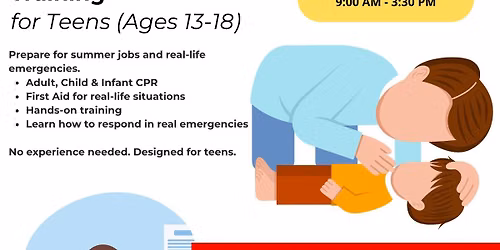 Teen CPR & First Aid Training