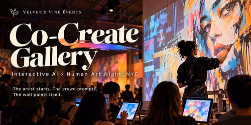 Co-Create Gallery | Interactive AI \u00d7 Human Art Night, NYC