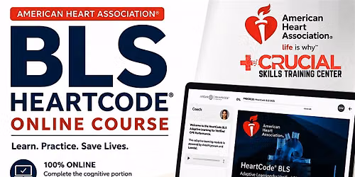 AHA HeartCode\u00ae BLS Online Course + In-Person Skills Session