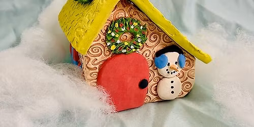 Class: Holiday Cottage Planter