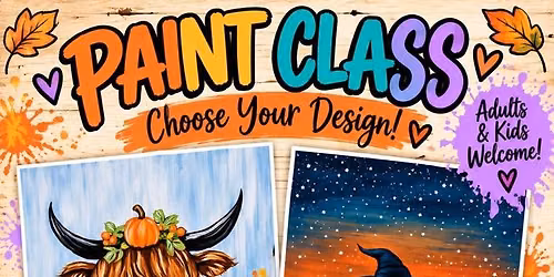 Halloween Canvas Class