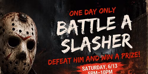 Battle a Slasher on International Axe Throwing Day!