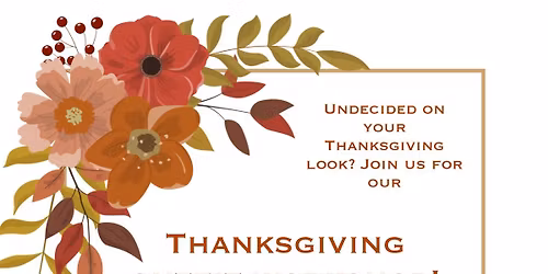 Thanksgiving Outfit Workshop