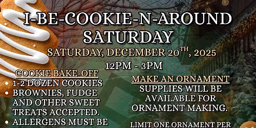 I-Be-Cookie-N-Around Saturday at Harley