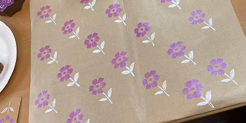 CHRISTMAS Wrapping Paper, Tag & Gift Paper Block Printing