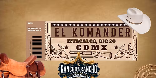 El Komander en Iztacalco, CDMX