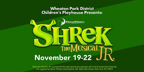 Children's Playhouse Presents: DreamWorks Shrek The Musical Jr.