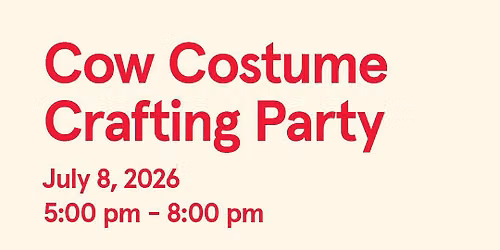 Cow Costume Crafting Party