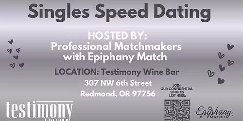 Speed Dating for Singles! (ages 25ish-75ish)